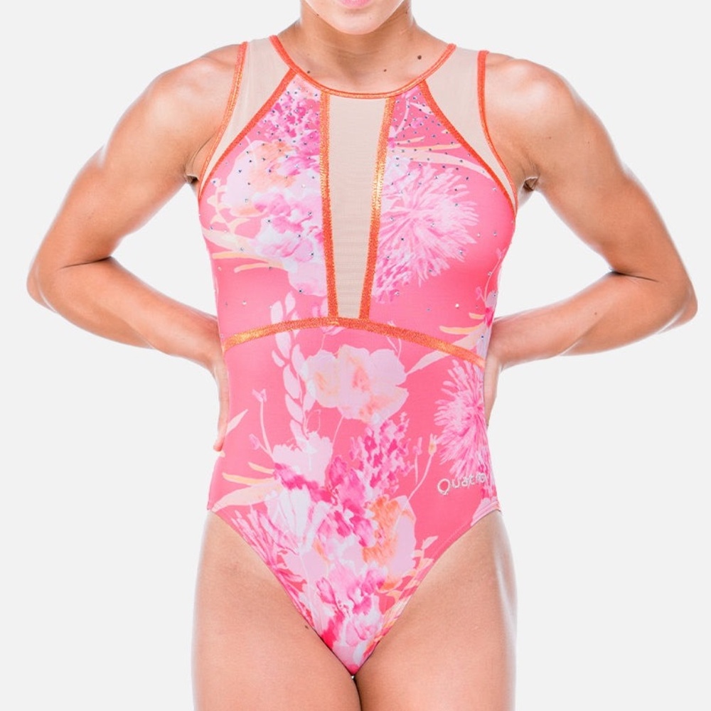 Poetry Copper Coral Quatro Leotard